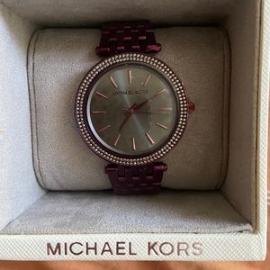 Purple Michael Kors watch